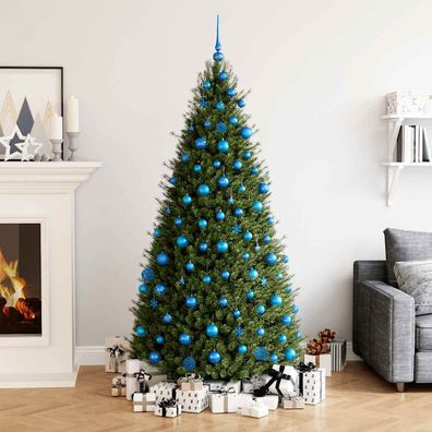 vidaXL 111-tlg. Weihnachtskugel-Set Blau Polystyrol
