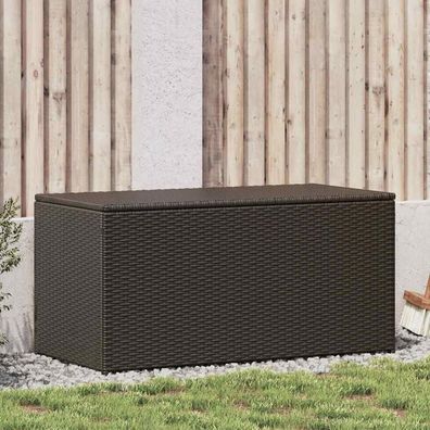 vidaXL Gartenbox Poly Rattan 100x50x50 cm Braun