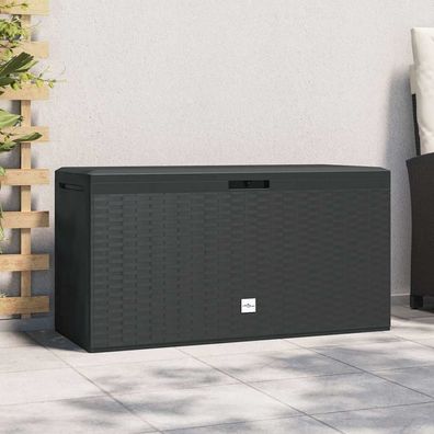 vidaXL Gartenbox Anthrazit 114x47x60 cm