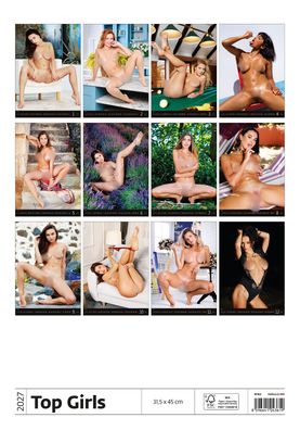 Top Girls Erotik Wandkalender 2027
