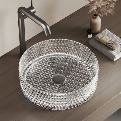 EMKE Rund Aufsatzwaschbecken Zyvex