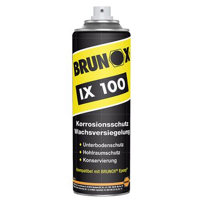 BRUNOX IX 100 SPRAY 0.5 LTR Korrosionsschutz Kriechöl Rostlöser Industrie