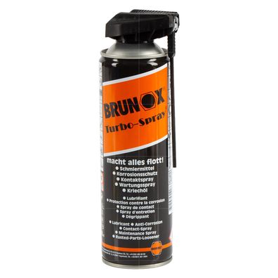 BRUNOX TURBO-SPRAY 0.5 LTR POWER-CLICK Rostlöser Kriechöl Kontaktspray
