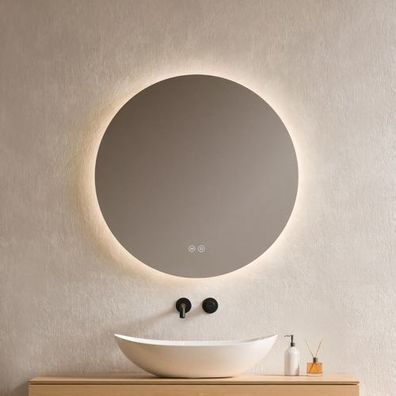 EMKE Badspiegel Mit Beleuchtung Psyor Rund 70cm