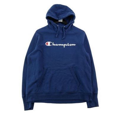 Champion Herren Kapuzen-Sweatshirt Marine Größe L #QWE0039