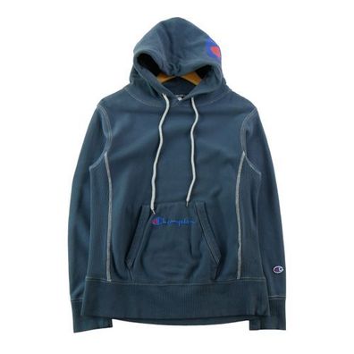 Champion Herren Kapuzenpullover Marineblau Größe M #QWE4158