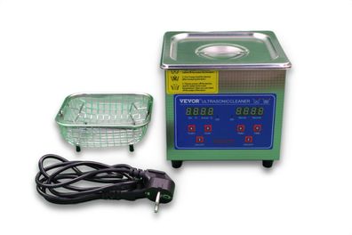 VEVOR Ultraschallreiniger 1,3 l Edelstahl Digitaltimer 40 kHz Defekt