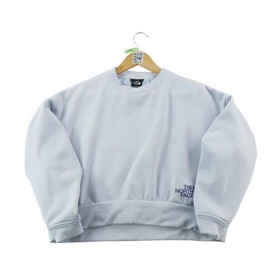 The North Face Fleece-Pullover Damen Hellblau Größe M #QWE4181