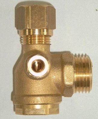 Rückschlagventil Kompressor 1/2 Zoll 12 mm Rohranschluss Entlastung