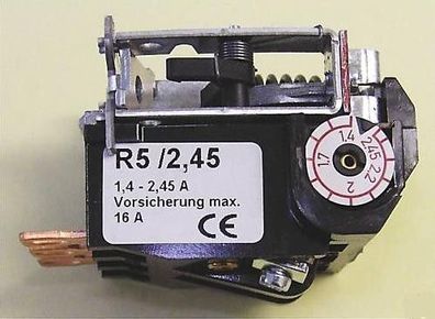 Motorschutzrelais für CONDOR Druckschalter MDR/5 - Relaise 1,4 - 2,45 A