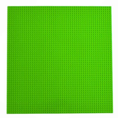 Bauplatte LEAN TOYS 40x40 cm Grün mit Noppen für klassische Bausteine