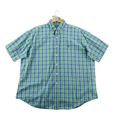 Polo Ralph Lauren Klassische Herrenhemd mit Karomuster Größe XL #QWE0783