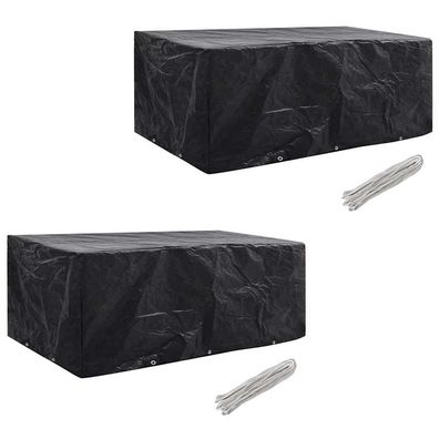 vidaXL Gartenmöbel-Abdeckungen 2 Stk. 10 Ösen 229×113 cm