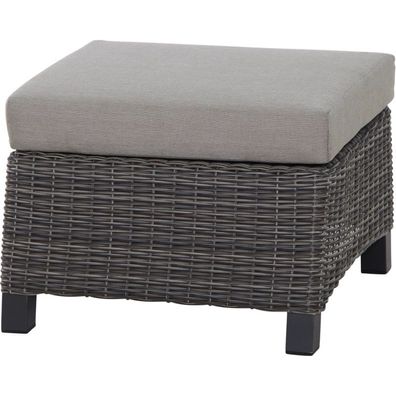 Siena Garden Loungehocker Corido SE Alu, Geflecht, inkl. Kissen