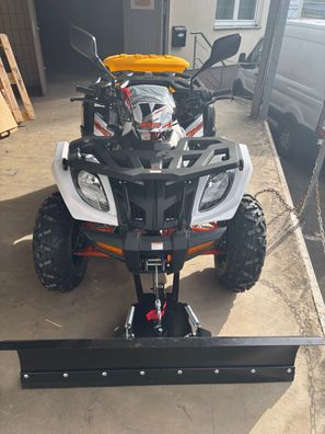 Winterdienst Schneeräumen KayoAU300 4x2 EFI Quad mit Straßen Zulassung & Winterpaket