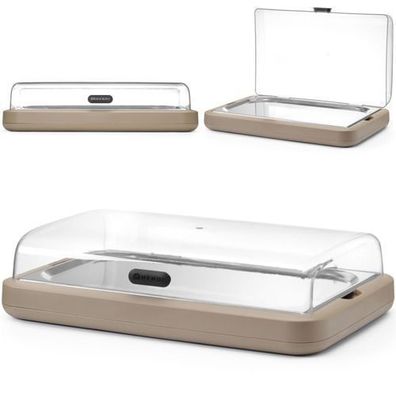 Vitrine mit Kühleinsatz UNIQ GN 1/1 - beige