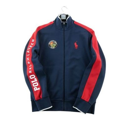 Polo Ralph Lauren Herrenjacke Écusson Est. 1967 in Dunkelblau Größe S #QWE3684