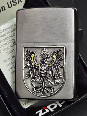 Zippo Königreich Preußen Adler (Custom PIN Style) Chrom gebürstet #280