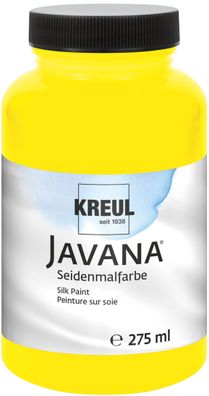 KREUL Javana Seidenmalfarbe Gelb 275 ml – brillante Seidenmalfarbe