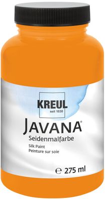 KREUL Javana Seidenmalfarbe Orange 275 ml – brillante Seidenmalfarbe