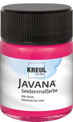 KREUL Javana Seidenmalfarbe Weinrot 50 ml – brillante Seidenmalfarbe
