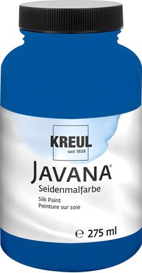 KREUL Javana Seidenmalfarbe Royalblau 275 ml – brillante Seidenmalfarbe