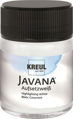KREUL Javana Aufsetzweiß 50 ml – Aufhellung für Seiden- und Stoffmalfarben