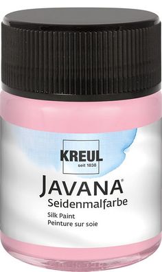 KREUL Javana Seidenmalfarbe Rosé 50 ml – brillante Seidenmalfarbe