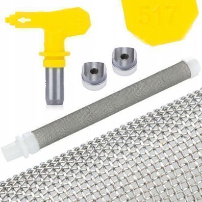 Rosfix Set Spritzdüse 517 + 2x Dichtungen + Filter 60 Mesh | 93,5×10,8 mm
