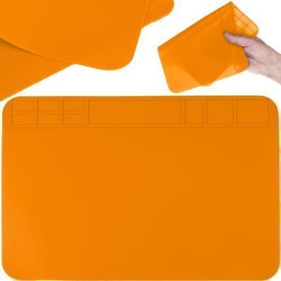 Rosfix Silikon Lötmatte 300x200mm – Hitzebeständig bis 500°C | ESD, 1mm