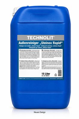 Technolit Außenreiniger "Steinox Rapid" Steinbodenreiniger 15 Liter (Iwetec Stonos