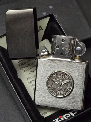 Zippo Deutsche Reichsbahn EK (Custom PIN Style) Emblem, Lighter Chrom gebürstet #337