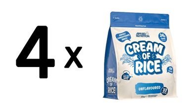 4 x Applied Nutrition Cream of Rice, Unflavoured - 1000g