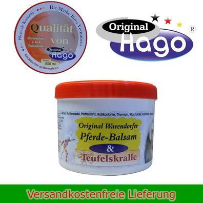 Warendorfer Pferdebalsam mit Teufelskralle 500 ml von Hago