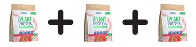 3 x Applied Nutrition Critical Plant Protein, Strawberry - 450g