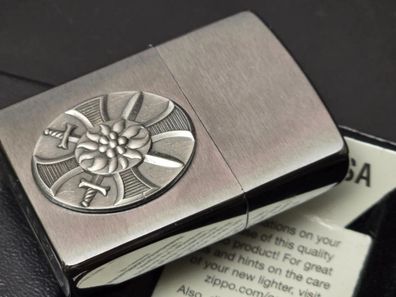 Zippo Leibregiment, Kaiserreich, Edelweiß, Swords (Custom PIN Style) CG #398