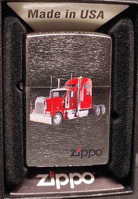 Zippo TRUCK, Chrom gebürstet/Motivdruck