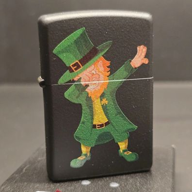 Zippo Leprechaun Kobold, Irish, Farbzippo Black, Lighter