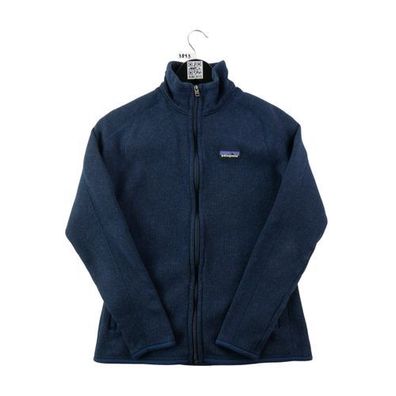 Patagonia Damen Fleece-Pullover Slim Fit Dunkelblau Größe M #QWE3813