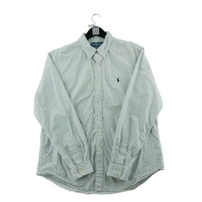 Polo Ralph Lauren Herren klassische Hemden kariert Größe XL #QWE3430