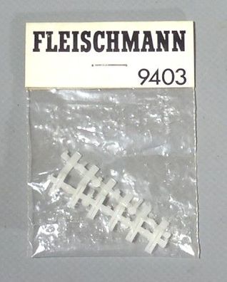 Fleischmann piccolo N 9403 Isolierschienenverbinder 12 Isolierschuhe weiß NEU OVP