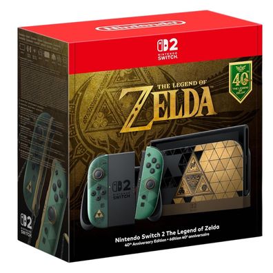 Nintendo Switch 2 - The Legend of Zelda - 40th Anniversary Edition