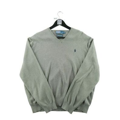 Polo Ralph Lauren Herrenpullover Pima Cotton V-Neck Sweater Größe XL #QWE7685