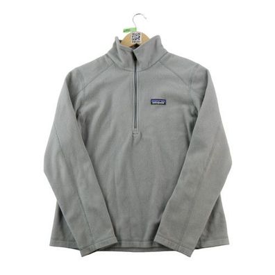 Patagonia Damen Fleecepullover Micro D Grau Größe L #QWE0892