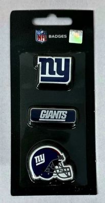 NFL Football 3er Pin Set New York Giants Anstecknadel 3 Stück 50158602636668