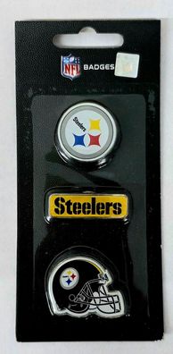NFL Football 3er Pin Set Pittsburgh Steelers Anstecknadel 3 Stück 5015860263682