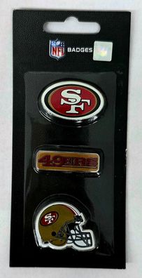 NFL Football 3er Pin Set San Francisco 49ers Anstecknadel 3 Stück 5015860263705