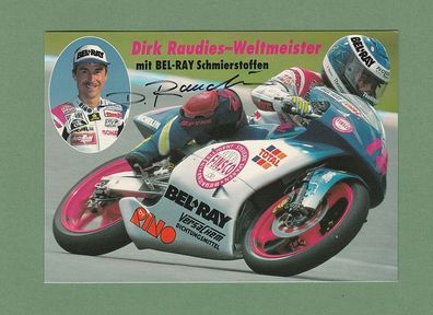 Dirk Raudies (deutscher Motorradrennfahrer) - persönlich signiert