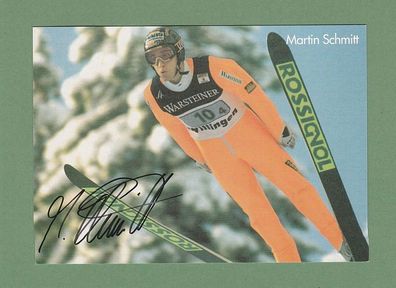 Martin Schmitt (ehemaliger deutscher Skispringer.) - persönlich signiert