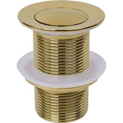 Mexen kleiner runder Klick-Klack Stöpsel, Gold - 79915-50